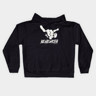 behemoth horn sign Kids Hoodie